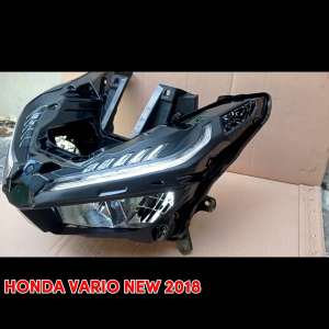 Batok Belakang Housing Set Alis Frem Reflektor Lampu Depan Honda New Vario 125 150 2018 Keatas