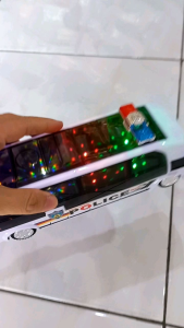 Mainan Bus Police Bump Go Musik Lampu Bis Baterai Polisi no SY6-435
