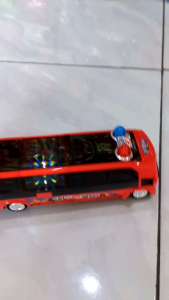 Mainan Bus Telolet Bump Go Musik Lampu Bis Baterai no 368B-6