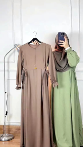 NIKITA DRES CRINKLE AIRFLOW / GAMIS WANITA TERBARU / PAKAIAN MUSLIM TERBARU KEKINIAN