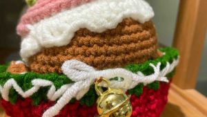 ^Ginger Cake^ “Patience Flip” Dolls L14cm W13cmWhimsical Handmade Christmas Dolls~ Artisanal Crochet Creations ~ MAMABEARHOUSE"