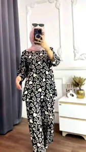 ONE SET RAYON VISCOSE SETELAN ADEM ATAS BAWAH PREMIUM MAMAH MUDA BUSUI