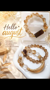Natural Crystal Bracelets DIY Half Bangle with Pyrite Koi Fish Quartz Fire Quartz Center Strawberry Quartz Cherry Quartz Clear Quartz and Gold Accents.