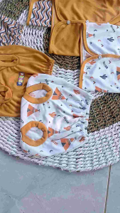 3 Setel Baju Celana Kutung Pop Untuk Bayi Baru Lahir Motif Terbaru