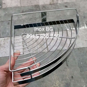 Góc 1 tầng Inox 304 kích thước 16 20 25 30cm