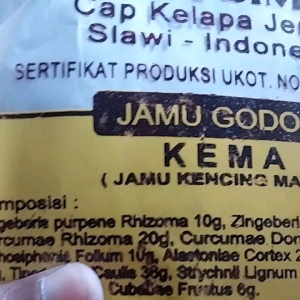 JAMU godog KEMA "JAMU KENCING MANIS"
