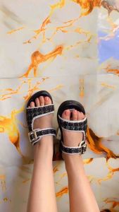 Sandal Selop Wedges Zara Premium Sandal Wedges Rajut Kode SMU10