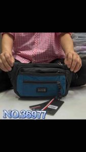 8นิ้ว ขนาดเดียว # กระเป๋าคาดเอว 5 ช่องซิป พ่อค้า แม่ค้า