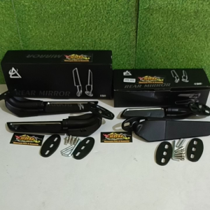 SPION WINGLET FAIRING RACING STEALTH REAR MIRROR FULL CNC MODEL RIZOMA SIZE JUMBO UNIVERSAL GSX150- AEROX-LEXI-ADV-NMAX-XMAX-CB150R-CBR 150 R-CBR 250 RR+PCX150 160-R15-R25--NINJA 150 R RR SS-NINJA 250Fi-MOGE DLL