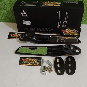 SPION WINGLET FAIRING RACING STEALTH REAR MIRROR FULL CNC MODEL RIZOMA SIZE STANDAR UNIVERSAL GSX150- AEROX-LEXI-ADV-NMAX-XMAX-CB150R-CBR 150 R-CBR 250 RR+PCX150 160-R15-R25--NINJA 150 R RR SS-NINJA 250Fi-MOGE DLL
