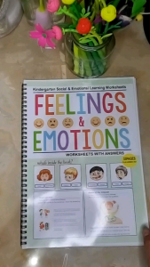 Feelings and Emotions Social and Emotional Learming Worksheets for  Preschool Kindergarten Grade 1