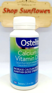 Canxi cho bà bầu Ostelin Calcium & Vitamin D3 130 viên của Úc