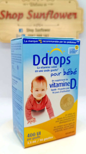Baby Ddrop Vitamin D3 400 IU 90 Giọt Cho Bé Sơ Sinh Của Canada