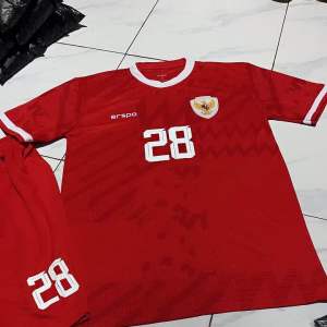 Jersey Timnas Indonesia Home & Away Ukuran Dewasa Bisa Custom Nama Nomor