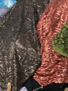 Kain sequin / kain payet antik sequin (harga per 1/2m)