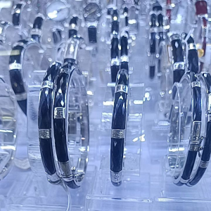 กำไลเงินแท้นิลแท้ ขนาด 7 มิล เงินแท้ 92.5%