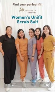 HTP Basics Women’s Unifit Scrub Suit Set | Work Basics Top and Sweatpants Set Pair - Coordinates - Medical Uniform for Nurse and Doctor | htploocalover