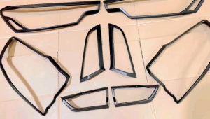 Paket Garnish Depan Belakang All New Ertiga 2018-2027 Hitam Chrome