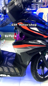 HONDA CLICK V3 COVER UP STICKER DECALS ( CUT-OUT)