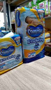 Mamy Poko Popok Bayi Baru Lahir NBS 44 Pcs - Tipe Perekat Sekali Pakai, Bahan Lembut "Selembut Sutra" (Najma Firdaus)