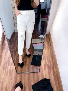 NEW ARRIVALL!! 8083 Celana Jogger Import Katun Stretch Bangkok Logo Bordir LP 70-120