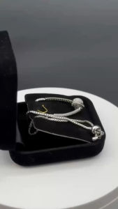 R01 กำไลเพชร ชุบทองคำขาว เครื่องประดับ แฟชั่น พร้อมส่ง เก็บเงินปลายทาง