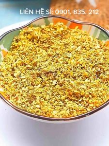 Hoa  Quế ( Hoa Mộc ) sấy khô loại đẹp dùng để làm bánh pha trà trang trí