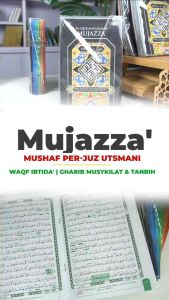 Alquran Per Juz Mujazza Ukuran A5 dan B5 Khot Utsmani