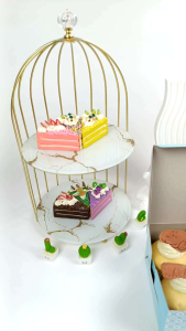 กล่องจัดเบรค กล่องสแนคบ๊อค snack box ขนาด 12.5x12.5x6.5 CM.