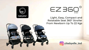 Stroller Babyelle Ez 360° Rotate Kereta Dorong Bayi Bisa Dorong Dua arah