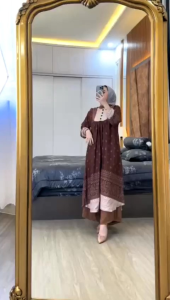 SEVA SET LONG TUNIK VIRAL SETELAN TUNIK RAYON DIAMOND PREMIUM TERLARIS SET MIDI DRESS WANITA MUSLIMAH KEKINIAN