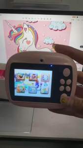 กล้องพิมพ์ความร้อน ขนาดเล็ก พร้อมกระดาษความร้อนสามม้วน กล้องถ่ายรูปเด็ก ปริ้นได้ ถ่ายวีดีโอได้ พร้อมส่ง🇹🇭