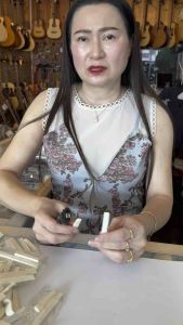 หย่องบน -ล่าง Nut saddle pin กระดูกวัวแท้สำเร็จรูป(สำหรับกีต้าร์โปร่ง ช่วยให้เสียงกีตาร์พุ่งสุดๆค่ะงานแท้เกรดคุณภาพจ้า