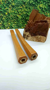 once pipa kayu kemuning emas model segi 6 B17