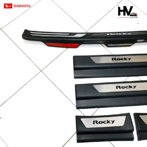 Paket Sillplate Injakan Samping Belakang Mobil Daihatsu Rocky 2022 & 2023