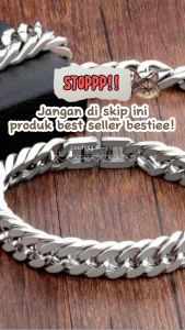 COD GELANG TITANIUM PRIA MODEL BAJA TERLARIS