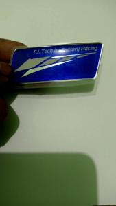 Stiker Emblem Logo Yamaha FI Tech Asli Dari Pabrik Racing
