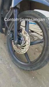 Adaptor Plendes Depan Dudukan Cakram Depan Honda Revo Absolute Revo Abs Pnp Beat Fi