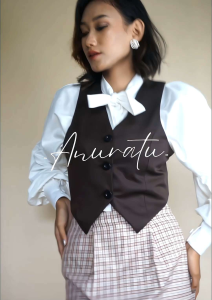 Cowboy Vest Wanita Vintage Aesthetic | Anuratu Store Official