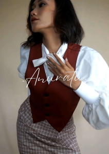 Cowboy Vest Wanita Vintage Aesthetic | Anuratu Store Official