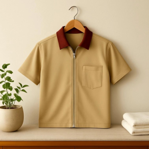 Kemeja workshirt Lengan Pedndek Street wear Katun Pria Wanita Baju Pendek Atasan Casual Nyaman