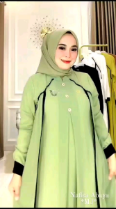 Desain Abaya Elegan: Abaya NAFISA Miss Jasmine