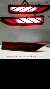 LAMPU/ LED REFLEKTOR BUMPER BELAKANG ALL NEW VELOZ 2022 2023 3 FUNGSI