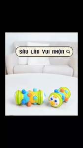 Đồ Chơi Giáo Dục Sớm Cho Bé- Sâu Bướm Lăn Cho Bé Tập Bò Vận Động Rèn Luyện Ngón Tay Linh Hoạt