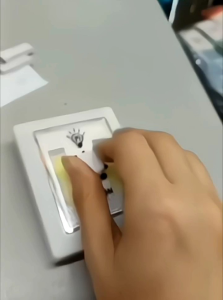 OHHDEER Mini COB LED Cordless Light Switch Wall Night Lights Battery Operated Cabinet Emergency Lamp