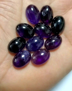 Batu Akik Natural Kecubung Ungu Kalimantan Top Bodyglass Kristal Oval Cabochon Kristal Batu Alam Asli Original - Lazada