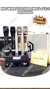 Mic Wireless Hardwell CLX-1 Original Free 2bh Microphone Wireless Genggam Clx1 Clx 1 Bagus ( Bisa COD )