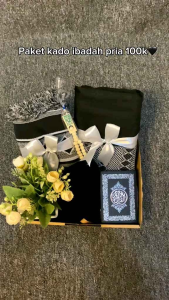 FREE PAPER BAG Hampers Gift B Kado Cowok Sajadah Al Quran Peci Tasbih Kado Ultah Aniversary Wisuda