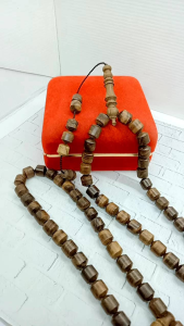 Tasbih kayu Kalimosodo motif Marjan A73
