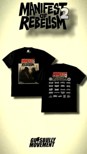 tshirts manifest 2of rebelbest/ garasi rebel/kaos metal/kaos event/ kaos hitam